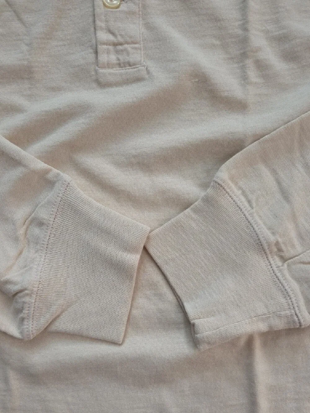 J. Crew Long Sleeve Henley - Off-White